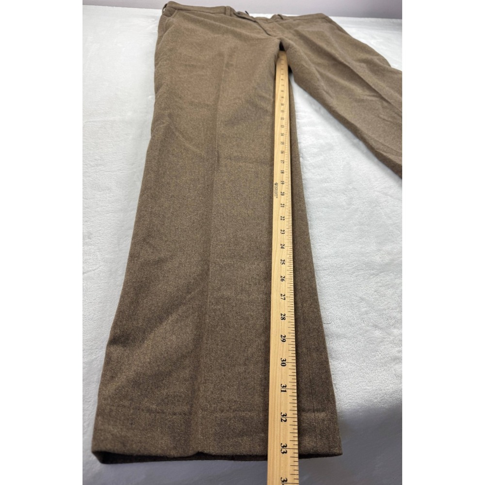 Lands' End Classic Clothing Traditional Fit Chino Pants Men's 38 Khaki Casual - Picture 11 of 12